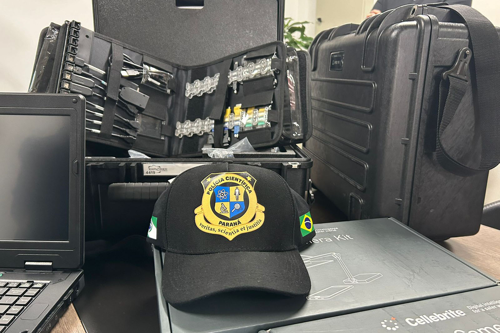 Polícia Científica recebe equipamentos de R$ 1,2 milhão do MPPR para perícias criminais