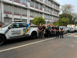 Polícia Científica do Paraná participa do desfile de 7 de setembro.