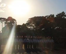 Profissionais de segurança pública são homenageados pelo ministro André Mendonça na APMG, em São José dos Pinhais