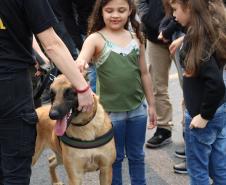 Polícia Científica do Paraná participa do desfile de 7 de setembro.