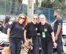 Polícia Científica do Paraná participa do desfile de 7 de setembro.
