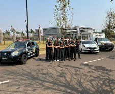 Polícia Científica do Paraná participa do desfile de 7 de setembro.