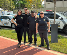 Polícia Científica do Paraná participa do desfile de 7 de setembro.