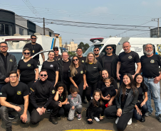 Polícia Científica do Paraná participa do desfile de 7 de setembro.