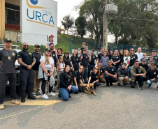 Polícia Científica do Paraná participa do desfile de 7 de setembro.