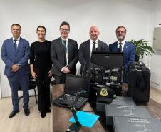 Polícia Científica recebe equipamentos de R$ 1,2 milhão do MPPR para perícias criminais
