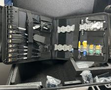 Polícia Científica recebe equipamentos de R$ 1,2 milhão do MPPR para perícias criminais