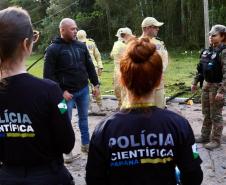 Laudo da Polícia Científica direciona investigações da explosão em Quatro Barras