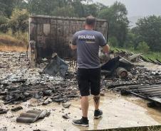 Polícia Científica aplica técnicas avançadas para rastrear origem em casos de incêndio