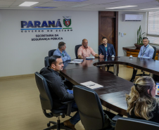 Polícia Científica do Paraná apresenta panorama em reunião com o Secretário de Segurança