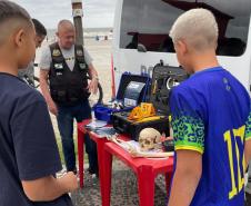 Exposição do Museu Paranaense de Ciências Forenses integra programação do Verão Maior Paraná