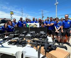 Polícia Científica do Paraná recebe armamento de ponta pela primeira vez na história