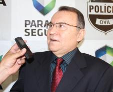 Titular da Delegacia do Alto Maracanã, em Colombo, delegado Silvan Rodney Pereira