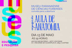 Museu Paranaense de Ciências Forenses participa pela 3ª vez da Semana Nacional dos Museus
