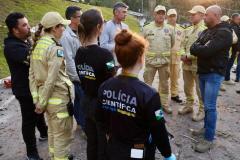 Laudo da Polícia Científica direciona investigações da explosão em Quatro Barras