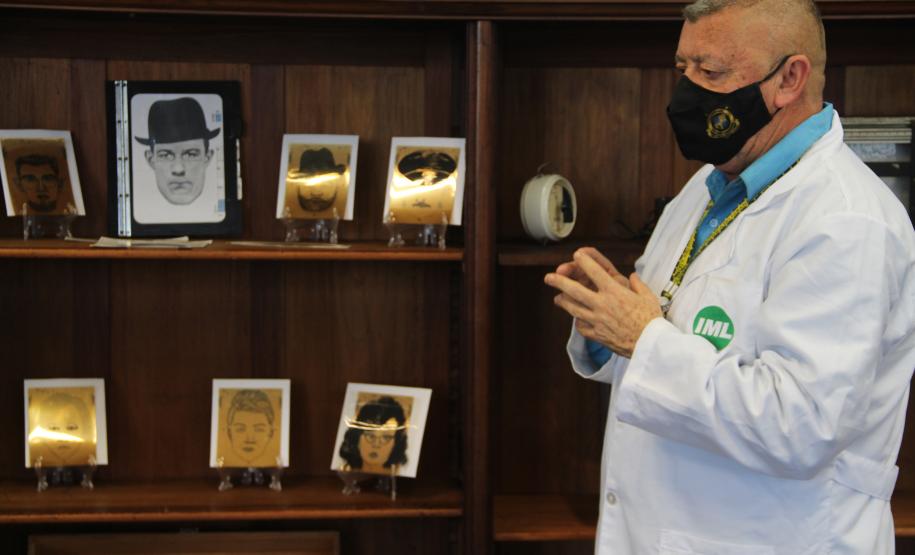 Segurança destaca dedicação do curador do Museu de Ciências Forenses da Polícia Científica