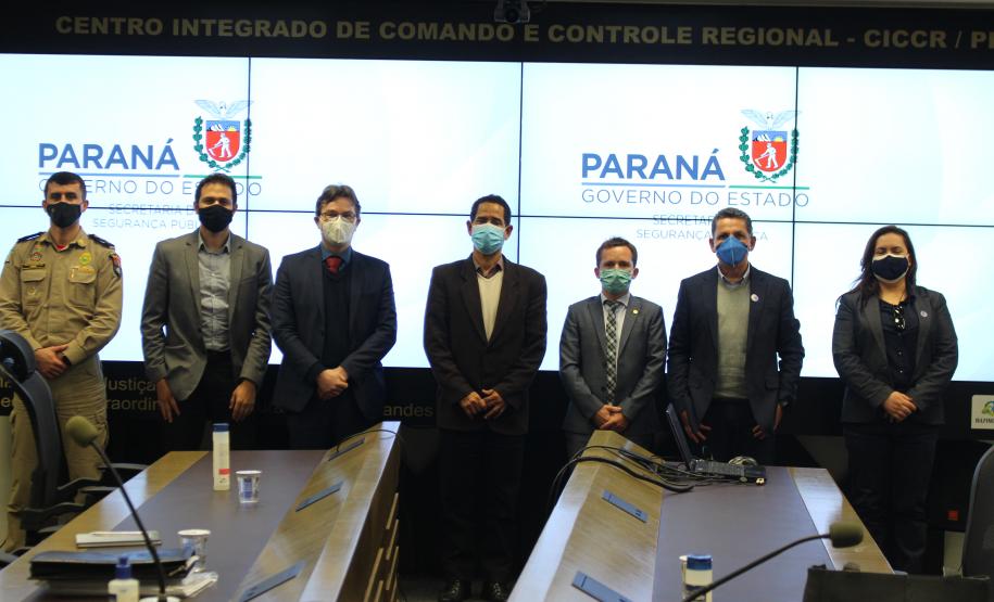 Secretaria da Segurança recebe projeto para implantação de unidade da Polícia Científica no campus da UEPG