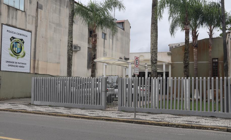 Unidade da Polícia Científica em Matinhos atuante no Verão Paraná Viva a Vida recebe visita do Secretário da Segurança Pública do Paraná
