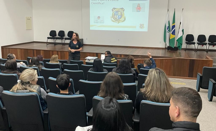 Museu Paranaense de Ciências Forenses recebe 250 visitantes durante a Semana Nacional de Museus 2023