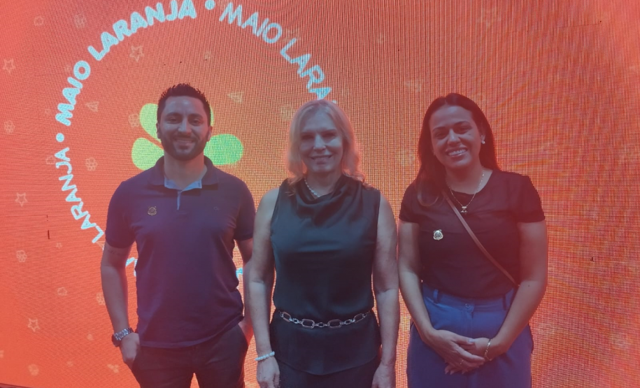 Polícia Científica do Paraná participa de evento sobre o Maio Laranja em Maringá