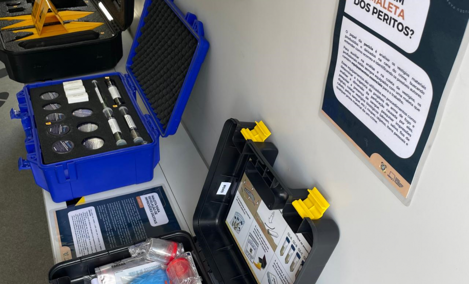 Museu Paranaense de Ciências Forenses conta com estrutura móvel para realizar exposições em todo o Paraná