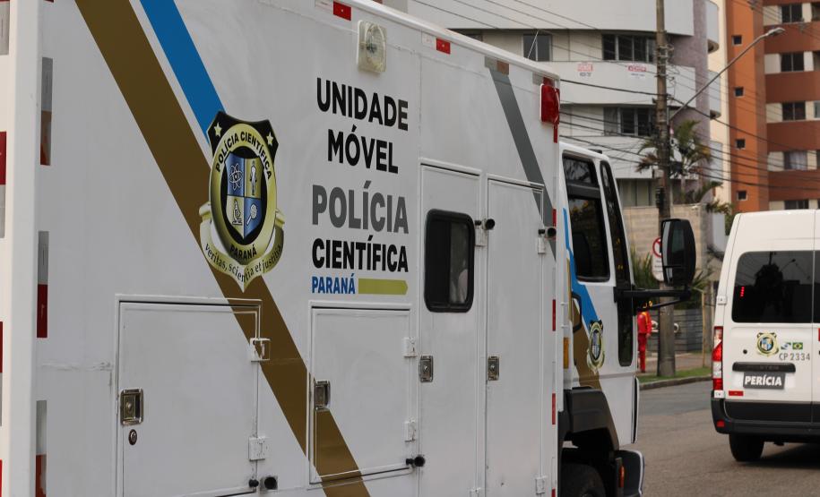 Polícia Científica do Paraná participa do desfile de 7 de setembro.