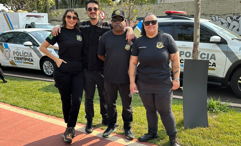 Polícia Científica do Paraná participa do desfile de 7 de setembro.