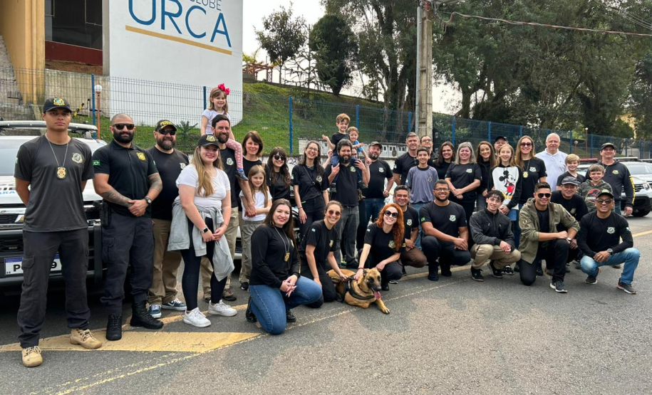 Polícia Científica do Paraná participa do desfile de 7 de setembro.