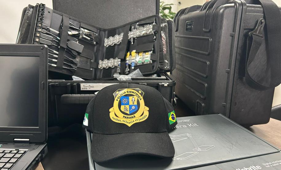 Polícia Científica recebe equipamentos de R$ 1,2 milhão do MPPR para perícias criminais
