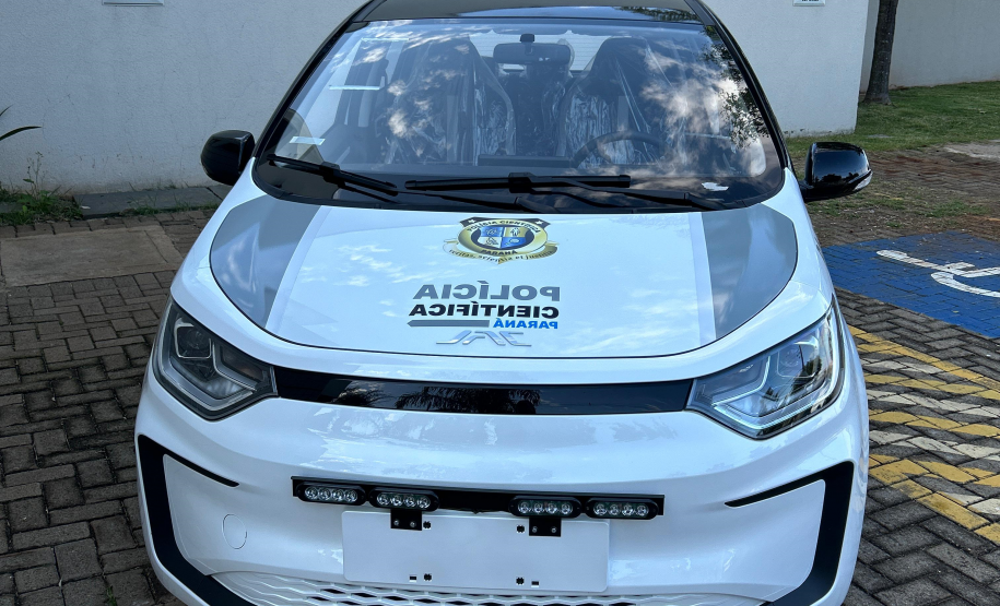 Polícia Científica do Paraná adquire primeira viatura elétrica