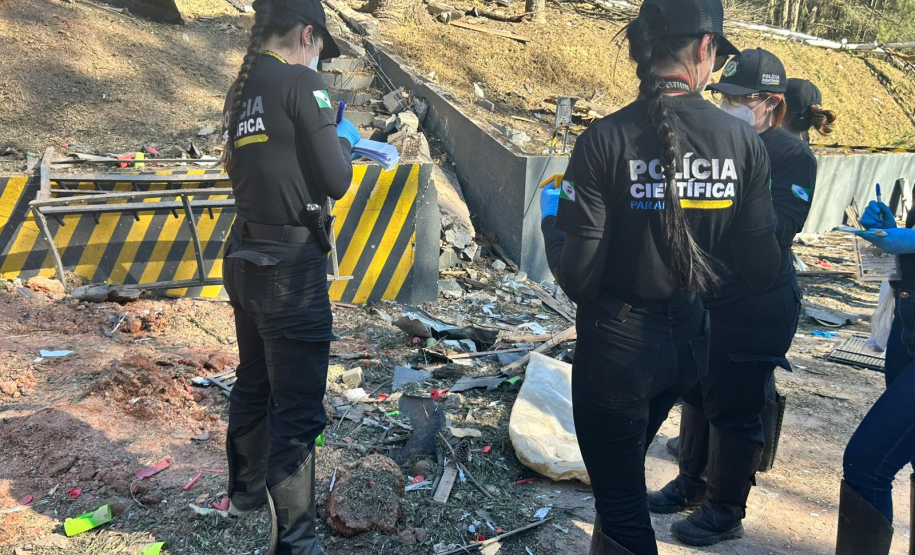 Após nove dias, forças de segurança do Paraná concluem identificação das vítimas da explosão em Quatro Barras