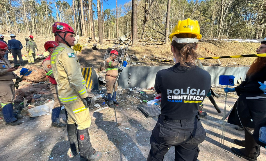 Após nove dias, forças de segurança do Paraná concluem identificação das vítimas da explosão em Quatro Barras