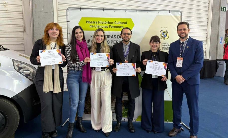 Polícia Científica tem profissionais premiados em evento internacional em Curitiba