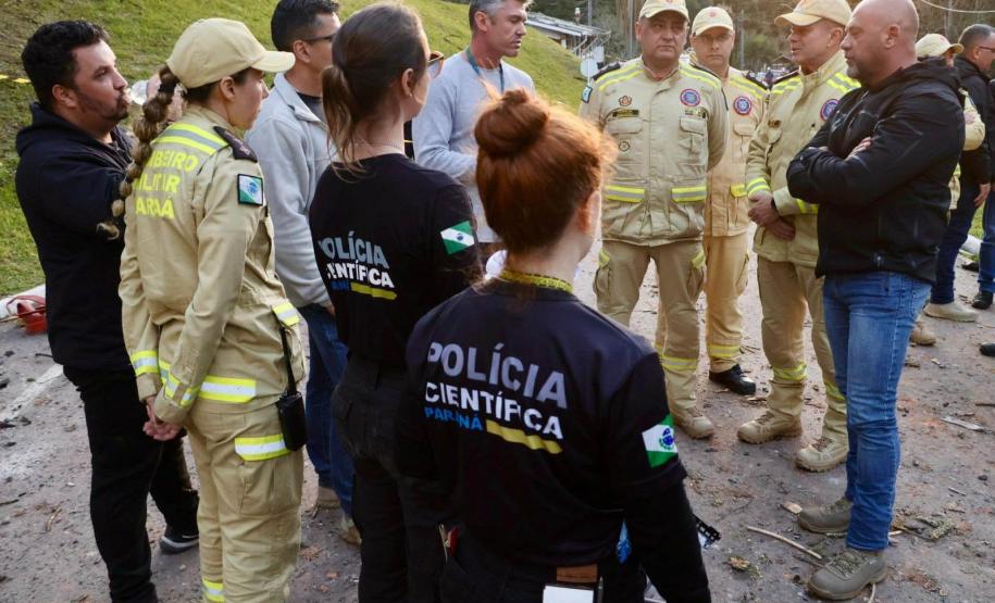 Laudo da Polícia Científica direciona investigações da explosão em Quatro Barras