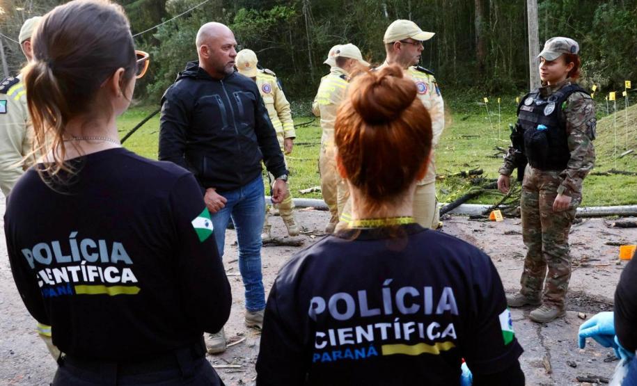 Laudo da Polícia Científica direciona investigações da explosão em Quatro Barras