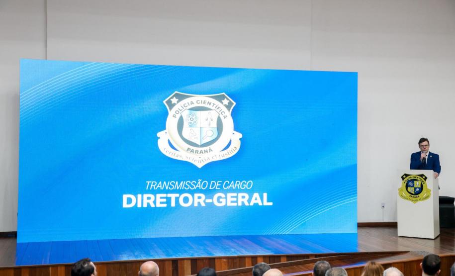 Troca de comando: Polícia Científica do Paraná tem novo diretor-geral