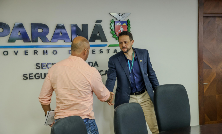 Polícia Científica do Paraná apresenta panorama em reunião com o Secretário de Segurança