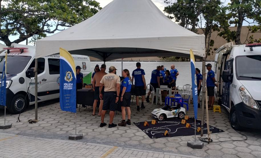 Exposição do Museu Paranaense de Ciências Forenses integra programação do Verão Maior Paraná