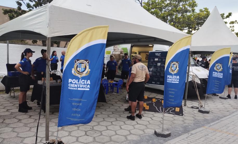 Exposição do Museu Paranaense de Ciências Forenses integra programação do Verão Maior Paraná
