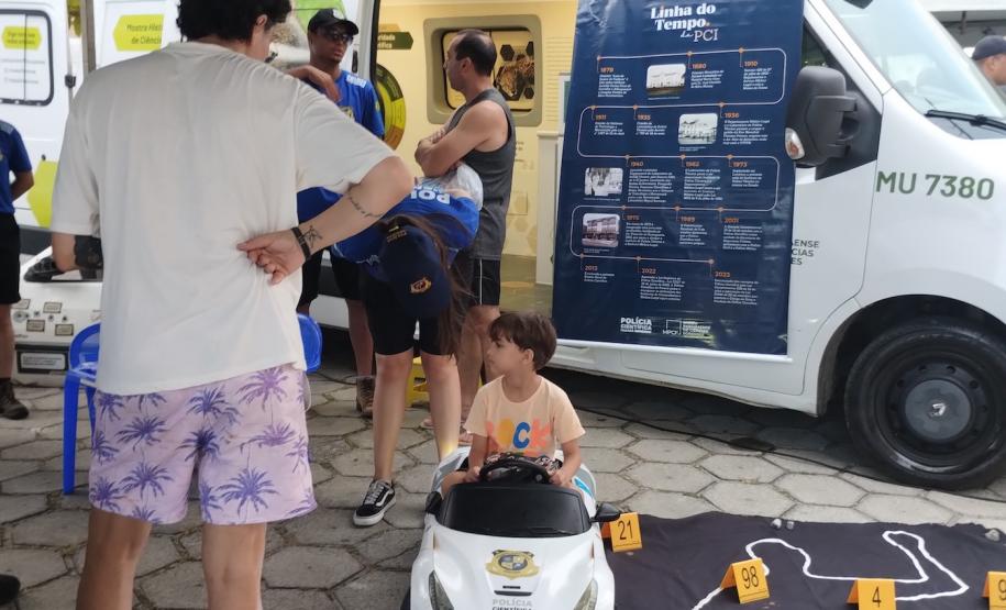 Exposição do Museu Paranaense de Ciências Forenses integra programação do Verão Maior Paraná