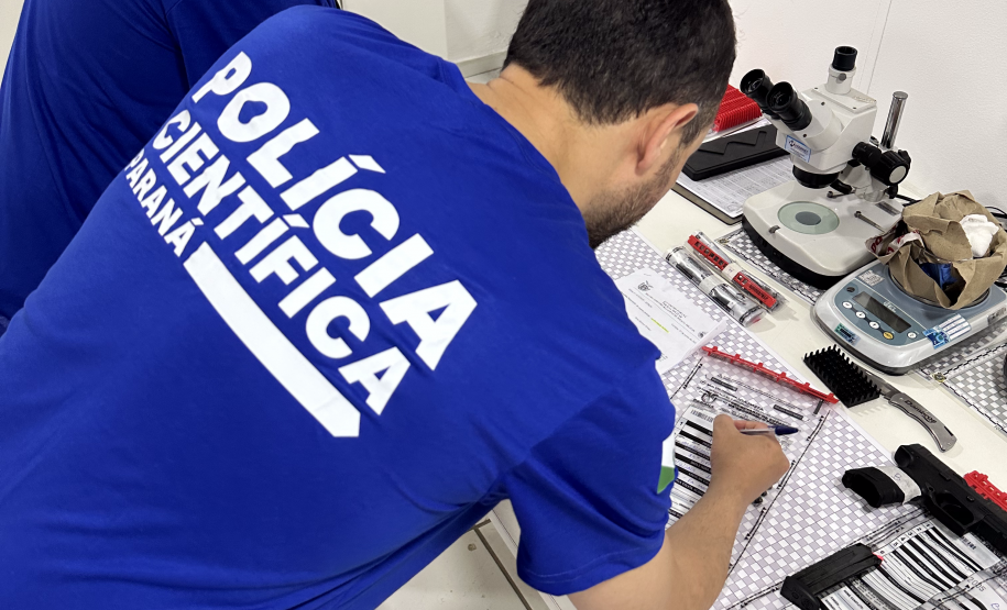 Polícia Científica do Paraná intensifica força-tarefa para liberação de armamentos apreendidos