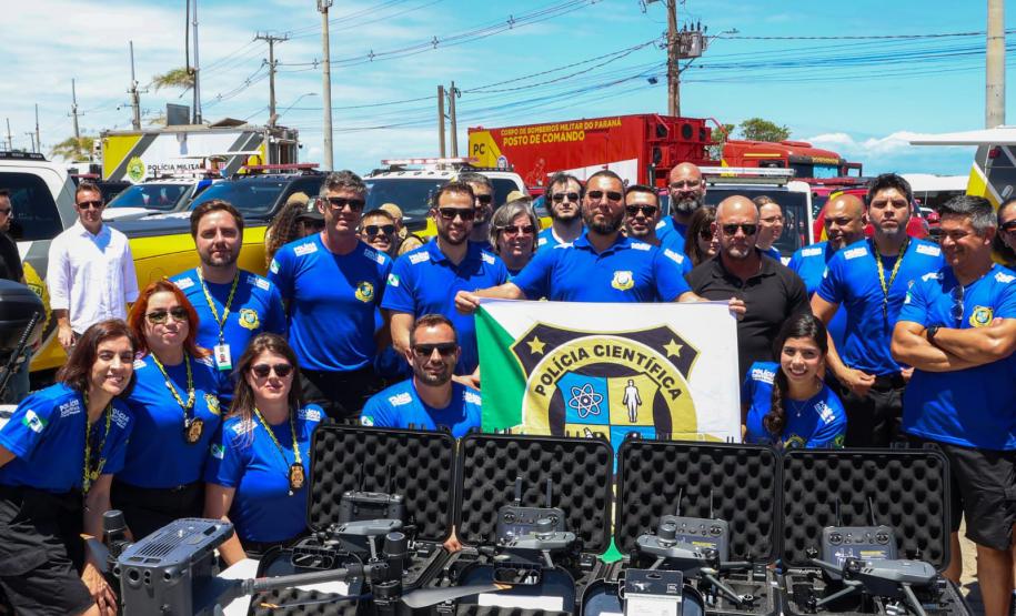 Polícia Científica do Paraná recebe armamento de ponta pela primeira vez na história