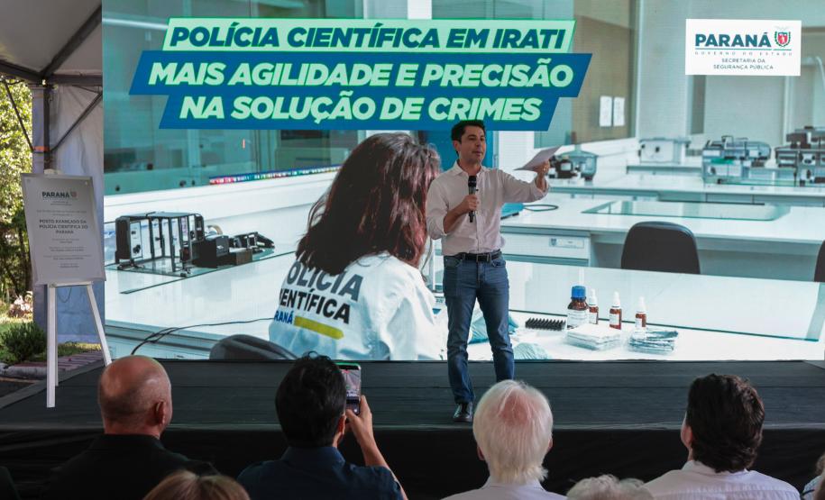 Novo posto avançado da Polícia Científica em Irati beneficia 11 cidades do Centro-Sul