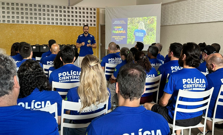 Polícia Científica do Paraná reúne gestores de todo o Estado para alinhamento estratégico