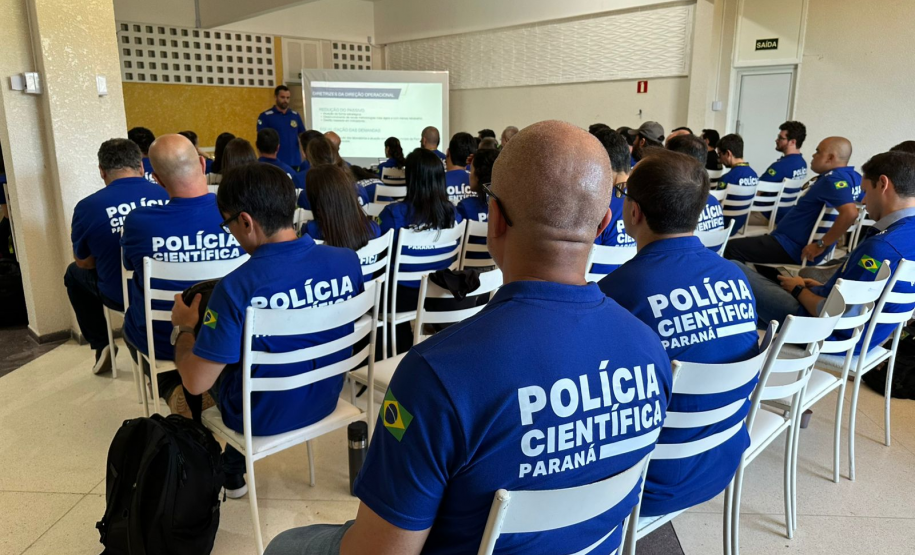 Polícia Científica do Paraná reúne gestores de todo o Estado para alinhamento estratégico