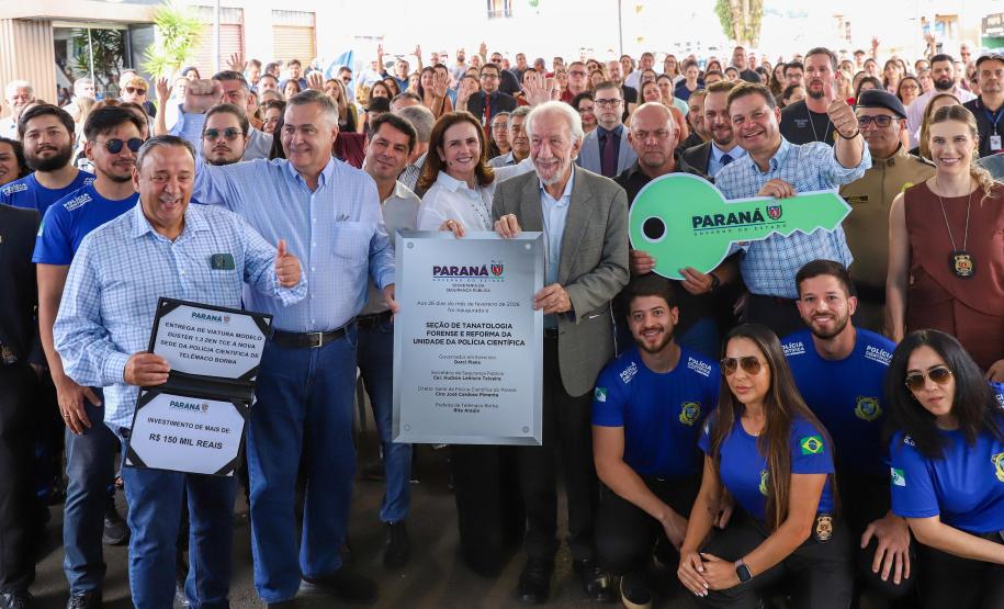 Polícia Científica amplia estrutura e atendimento com nova unidade em Telêmaco Borba