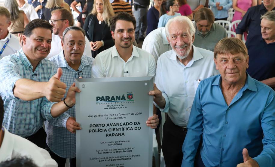 Novo posto avançado da Polícia Científica em Irati beneficia 11 cidades do Centro-Sul