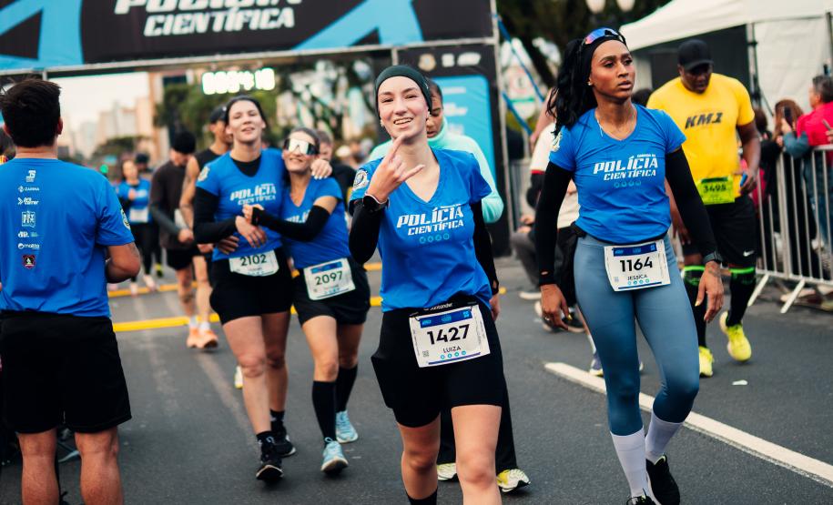 Terceira Corrida da Polícia Científica reúne 3,2 mil participantes em Curitiba