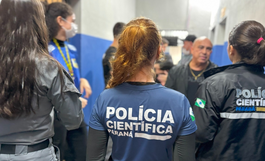 Polícia Penal e Polícia Científica atingem 100% de coleta de perfis genéticos na Cadeia Pública de Francisco Beltrão