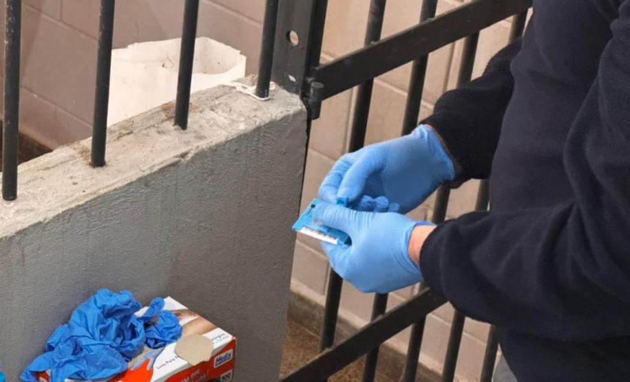 Custodiados em unidade penais de Foz do Iguaçu passam por coletas de DNA